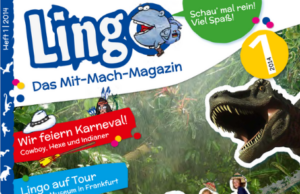 Mehrere Dinosaurier sind in einem Dschungel. Drei Kinder erkunden die Dinosaurier. 